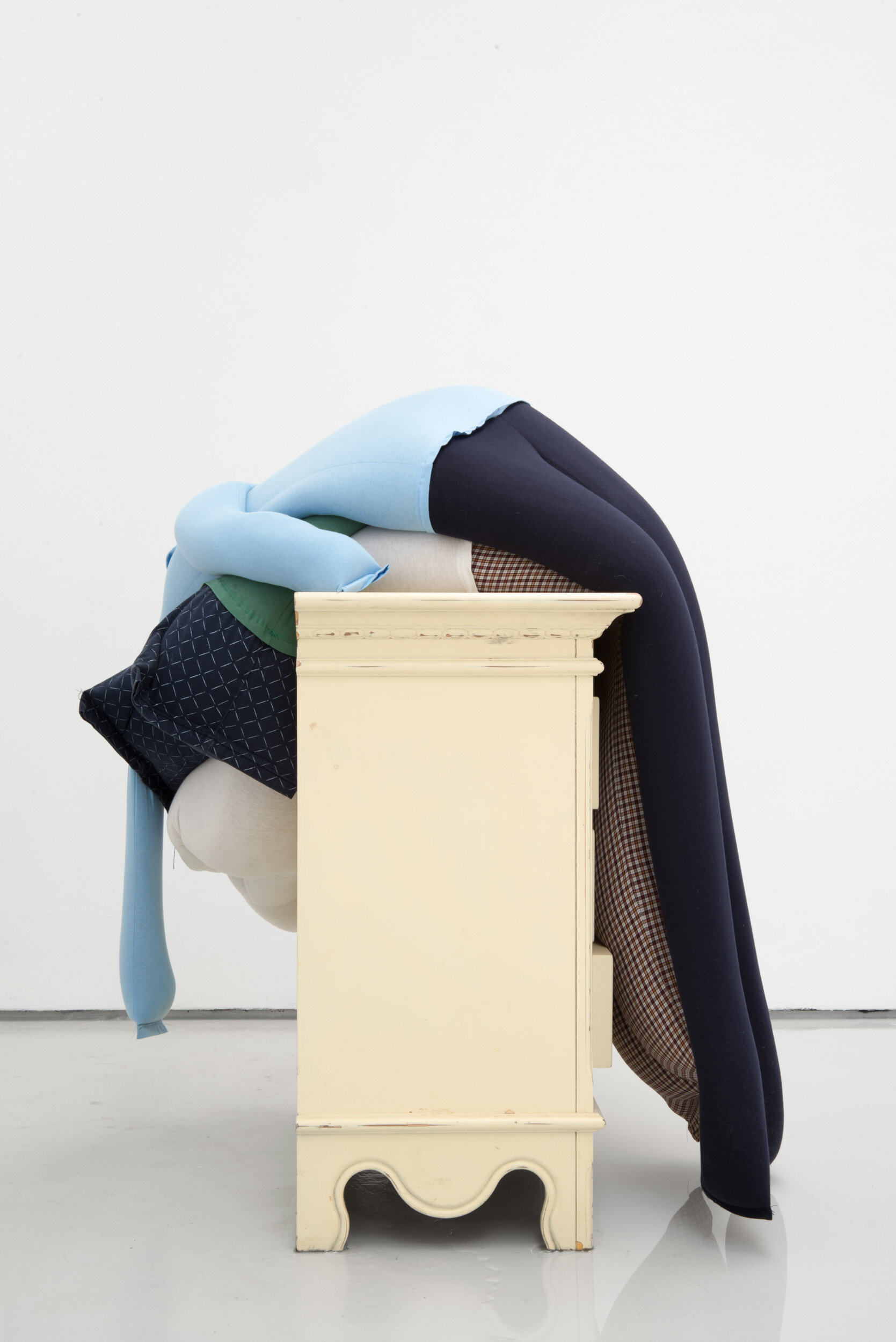 Dip, crash, flat on a chest of drawers partially in water, Alex Farrar, Bloc Projects, 2019, 1.jpg