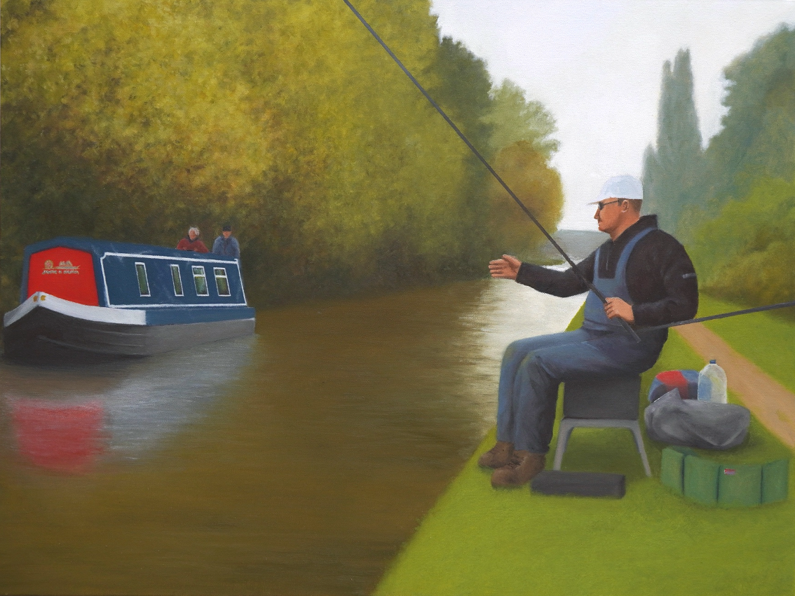 Angling, Oil on Canvas, 60 x 80cm, 2021.png