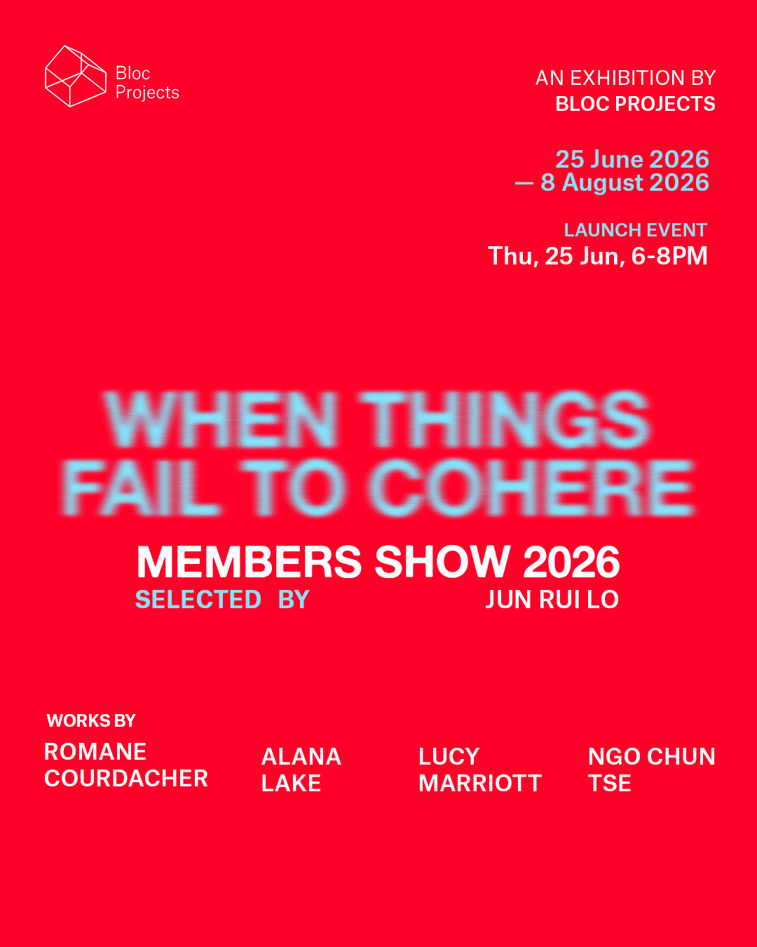 When Things Fail to Cohere: Members Show 2026