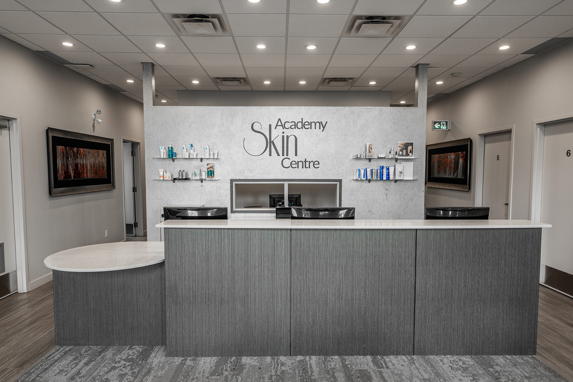 Academy Skin Centre Reception Desk