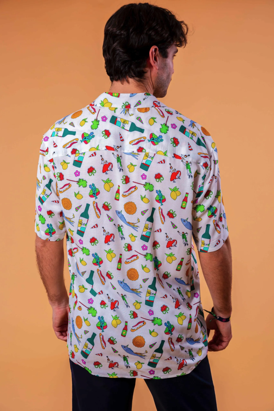 Camisa Murcia Ilustrada diseñada por Eloy González para Sir Lemon