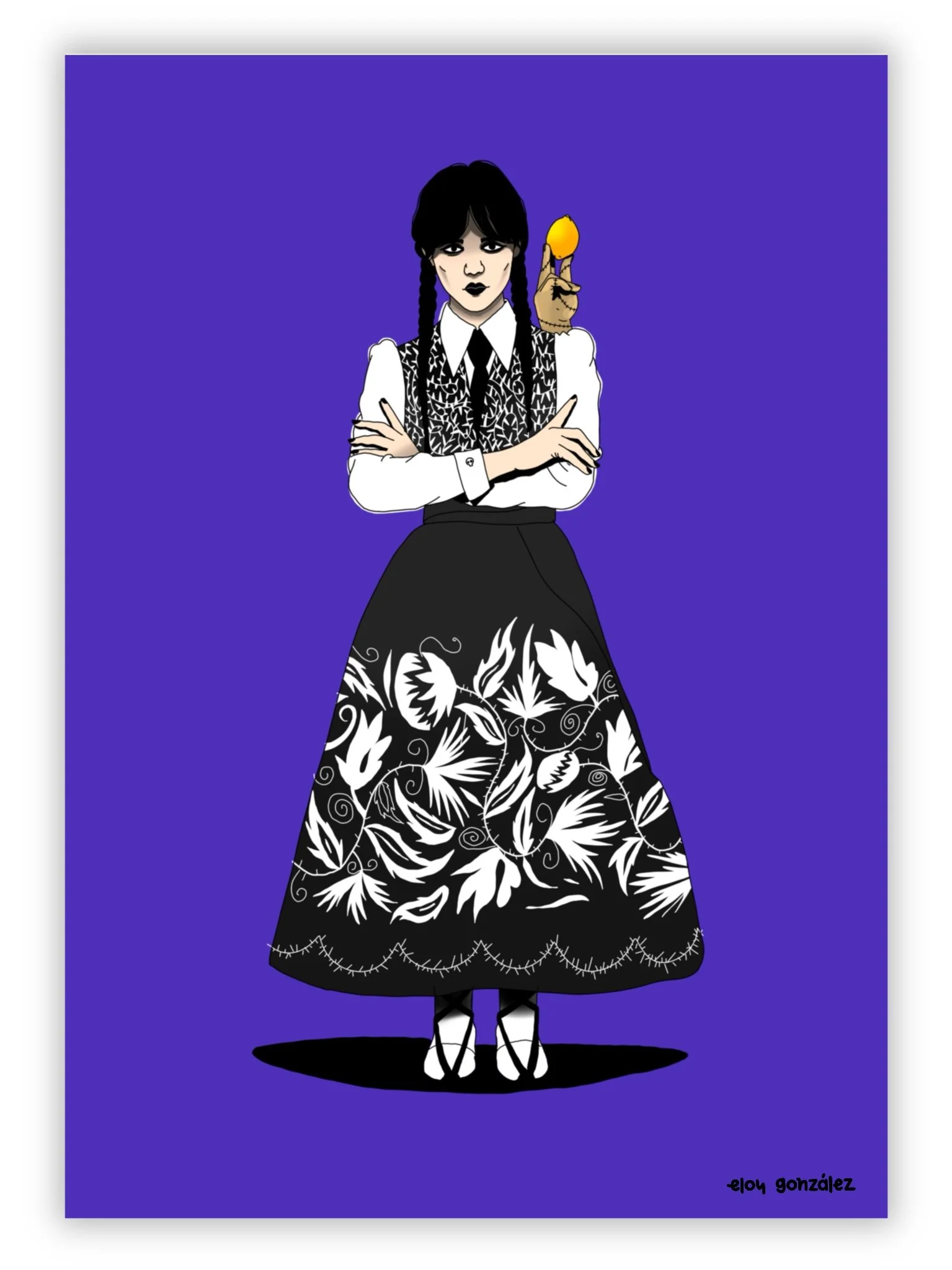 Miércoles huertana lámina ilustrada por Eloy González