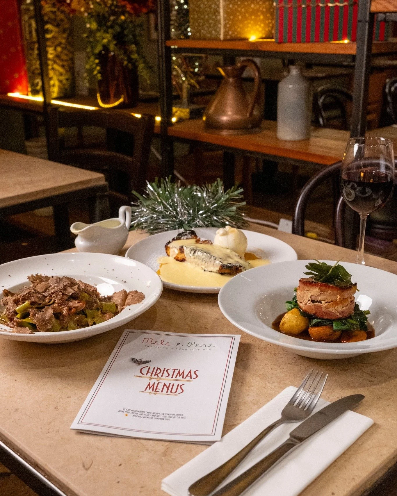 Your Christmas feast, all handmade and fresh from our kitchen. 🎄✨

Three-course Christmas menus built around fresh pasta, turkey, and classic Italian desserts. 

See the full menu in our bio and book your December table now.

📍46 Brewer Street, Lon