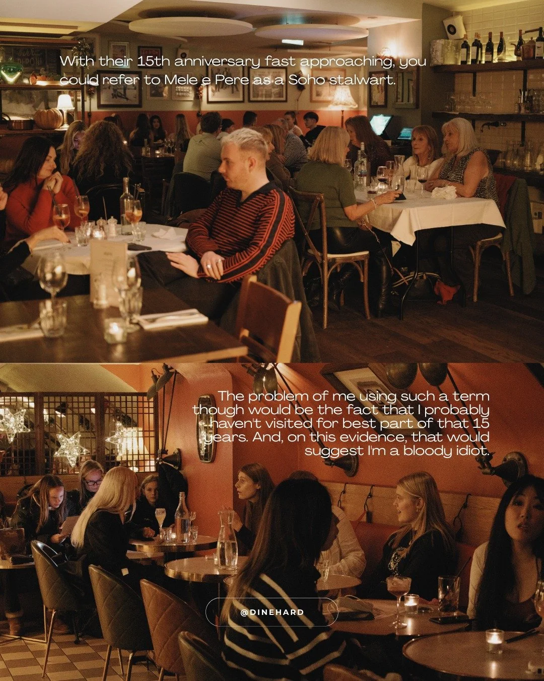 Almost fifteen years in Soho, and still doing what we love.

Thank you @dinehard  for such a thoughtful review. 🤍✨