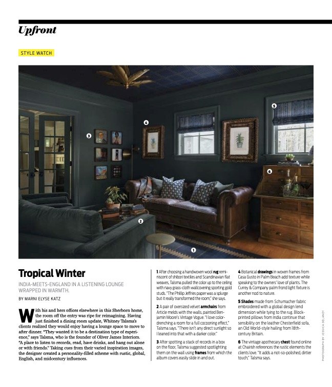 Oliver James Interiors Lounge