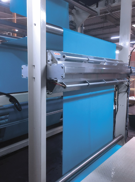 Das TexCoat G4-System von BaldwIN senkt den Chemikalienverbrauch um bis zu 50 % durch präzise, kontrollierbare Anwendung von Behandlungen in der Textilveredelung