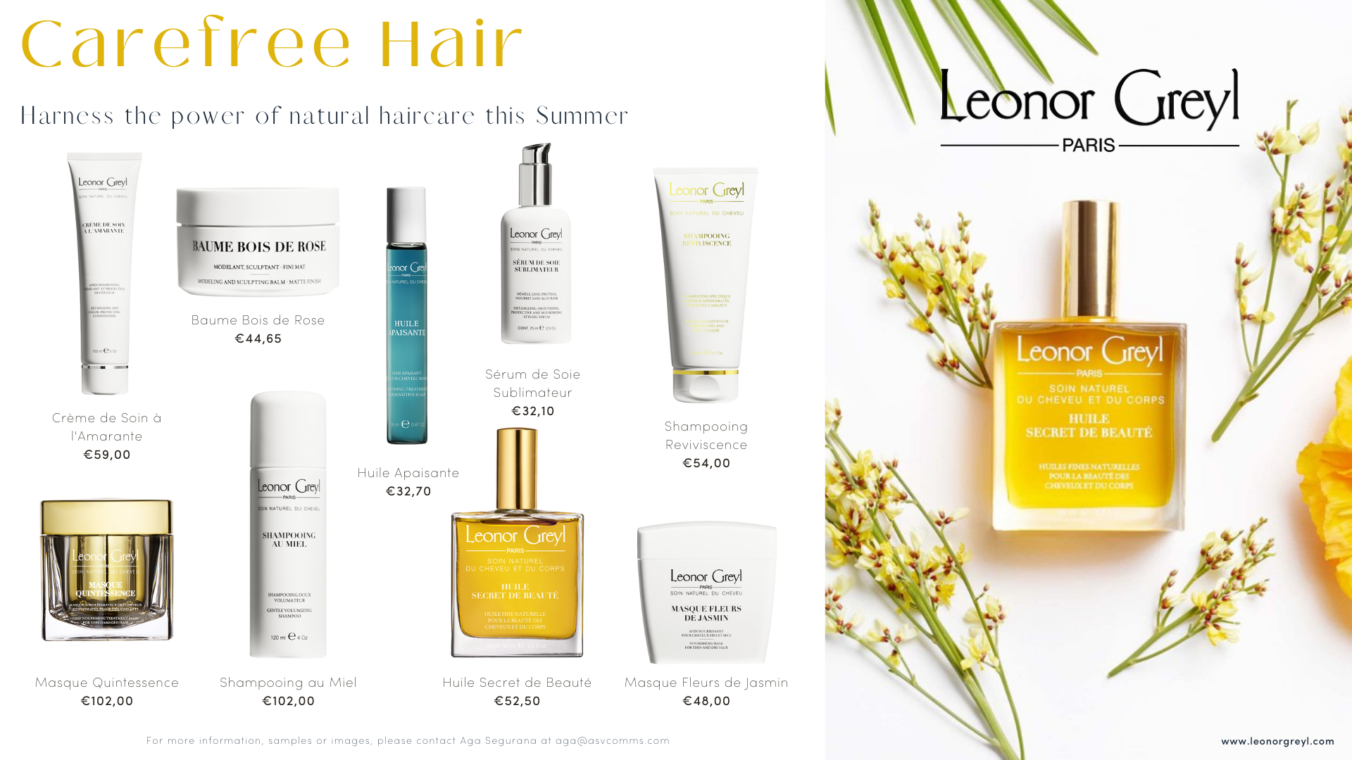 Media Pack (Haircare Client) | Graphic Design