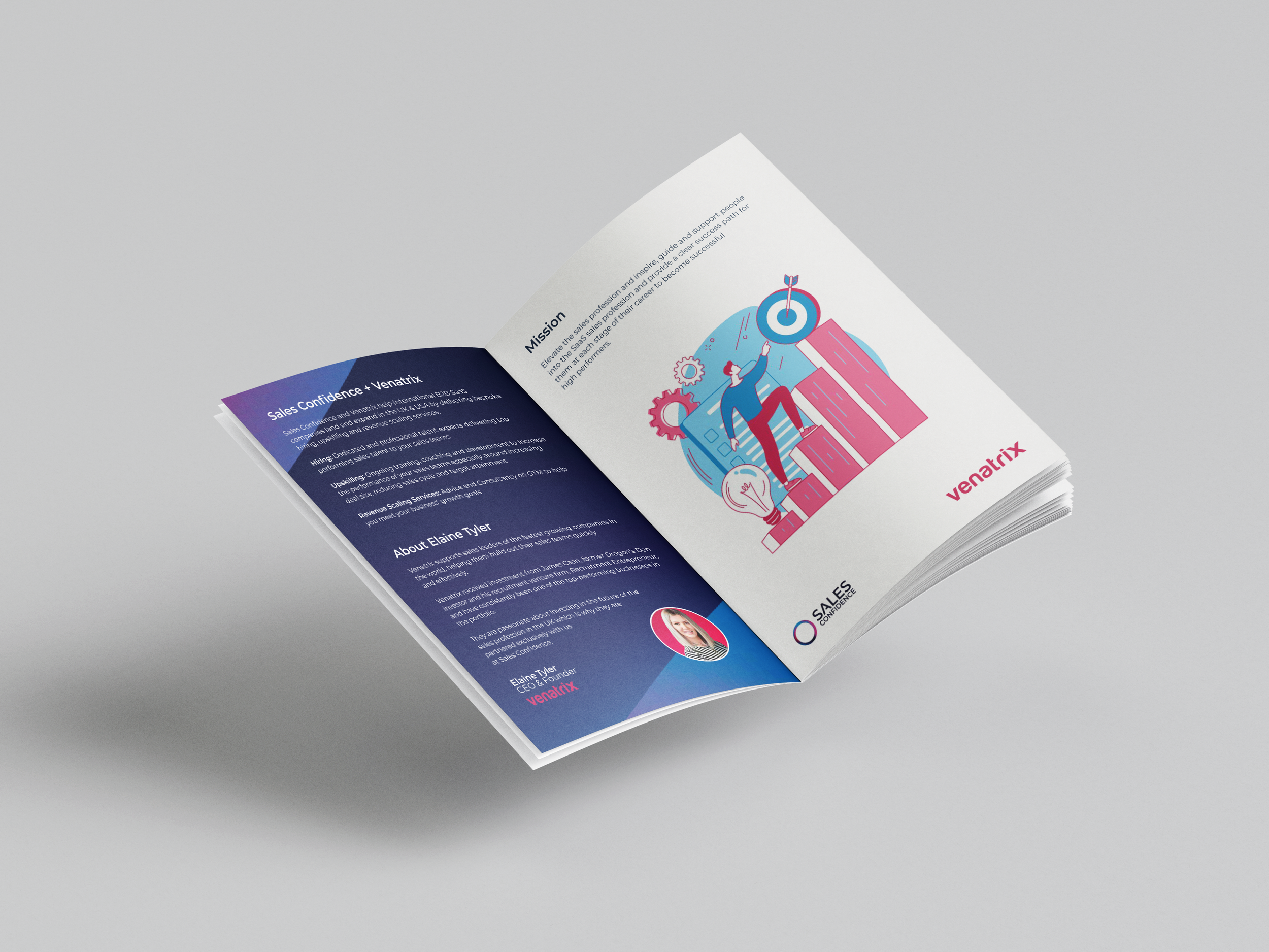 Co-Branded Brochure Design (B2B SaaS Client) Interior | Print Design
