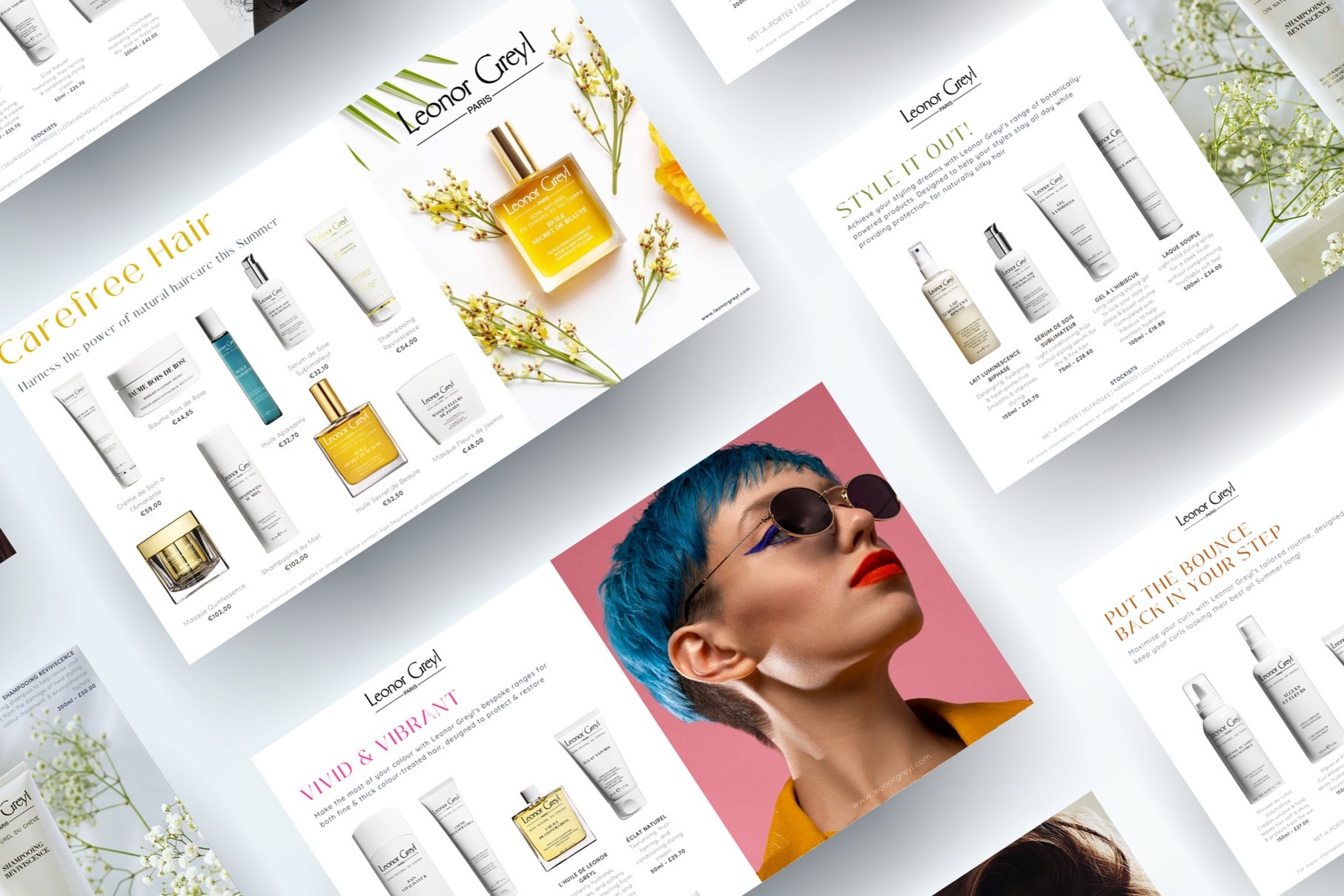 Media Pack (Haircare Client) | Graphic Design