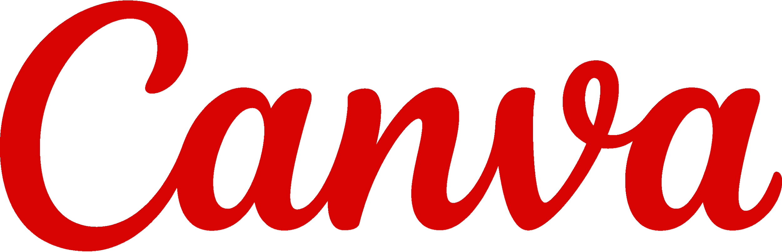 Canva client logo red