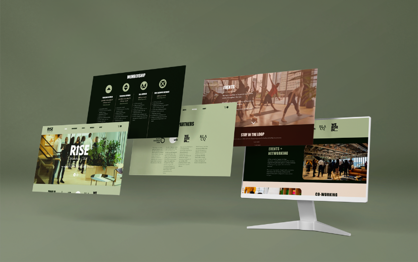 Rise Members Club Website London Wix Development E-commerce Funnel