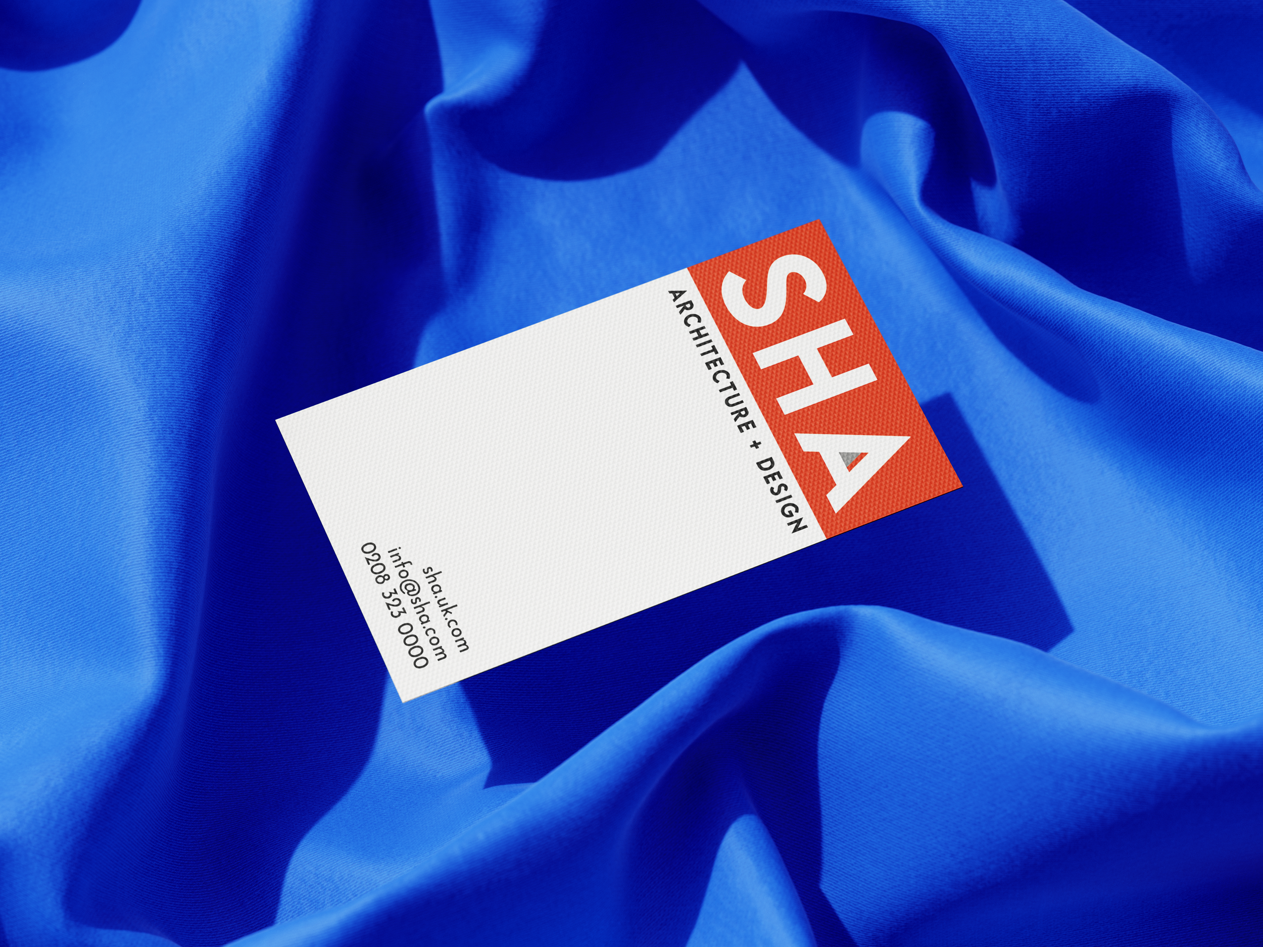 Business Card Marketing Design for Architecture Practice London SHA Design