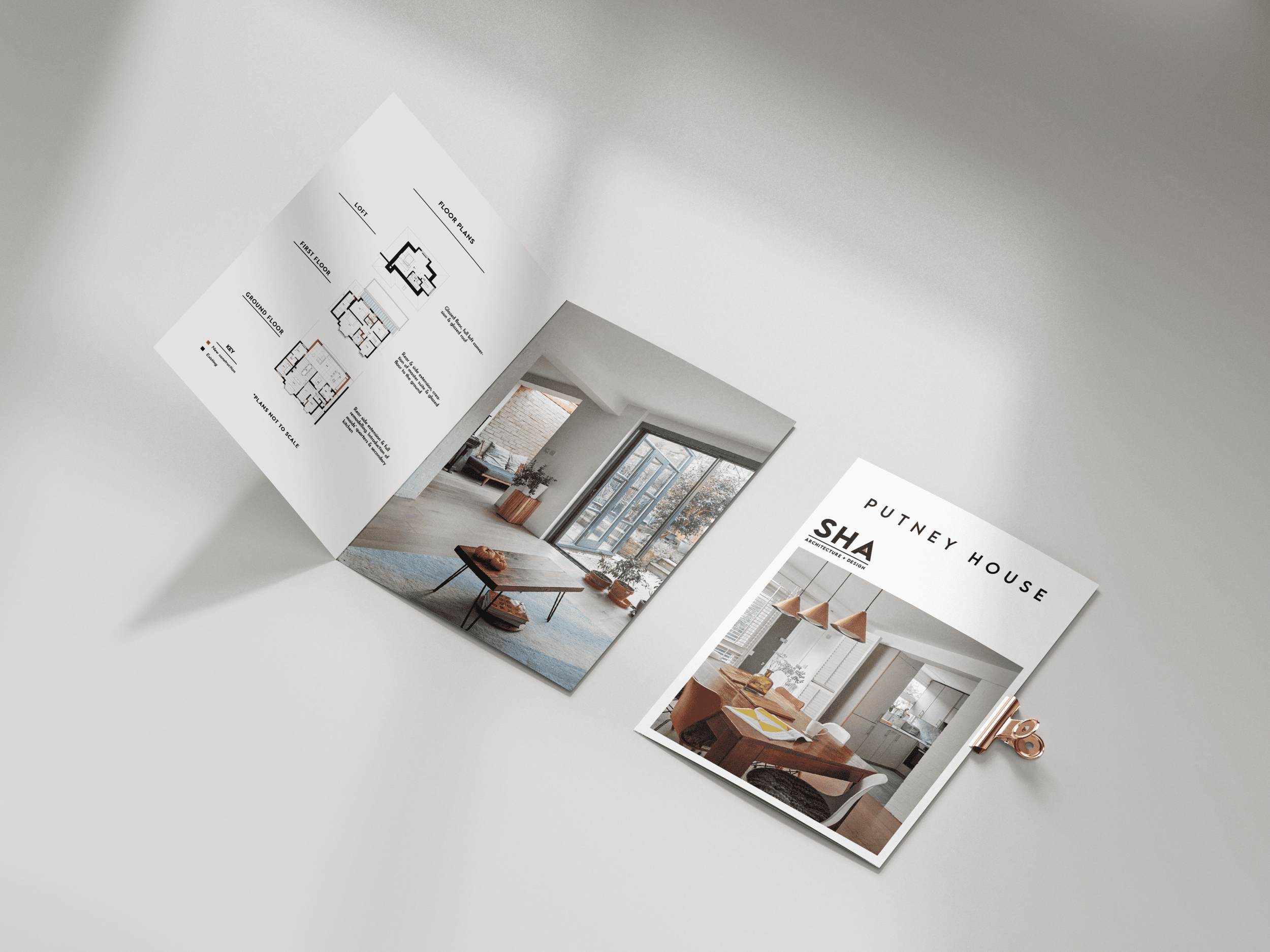 Brochure Print Design for Property Architecture Interior Design Company