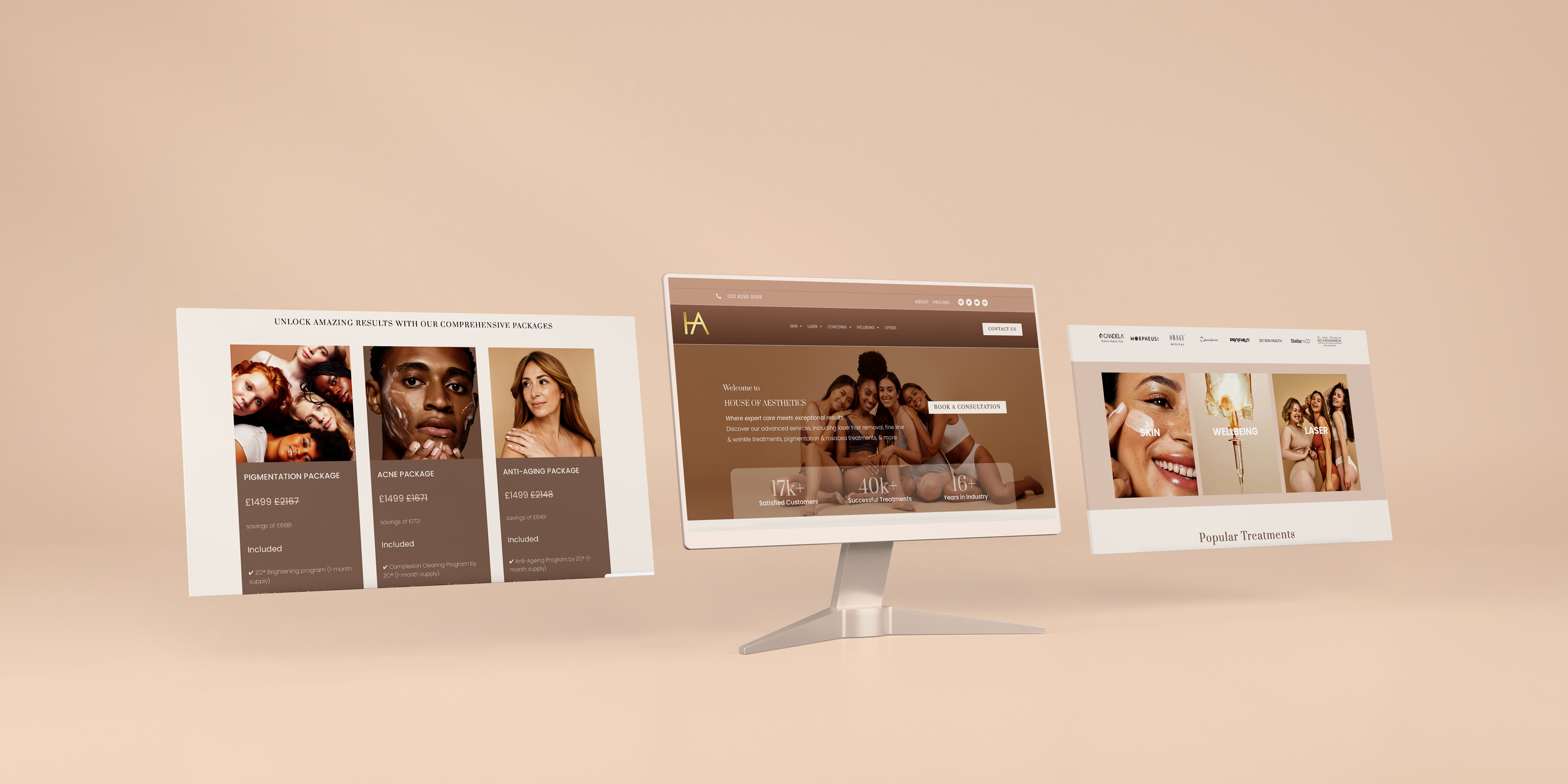 Wordpress Website & Brand Redesign (Beauty Client)