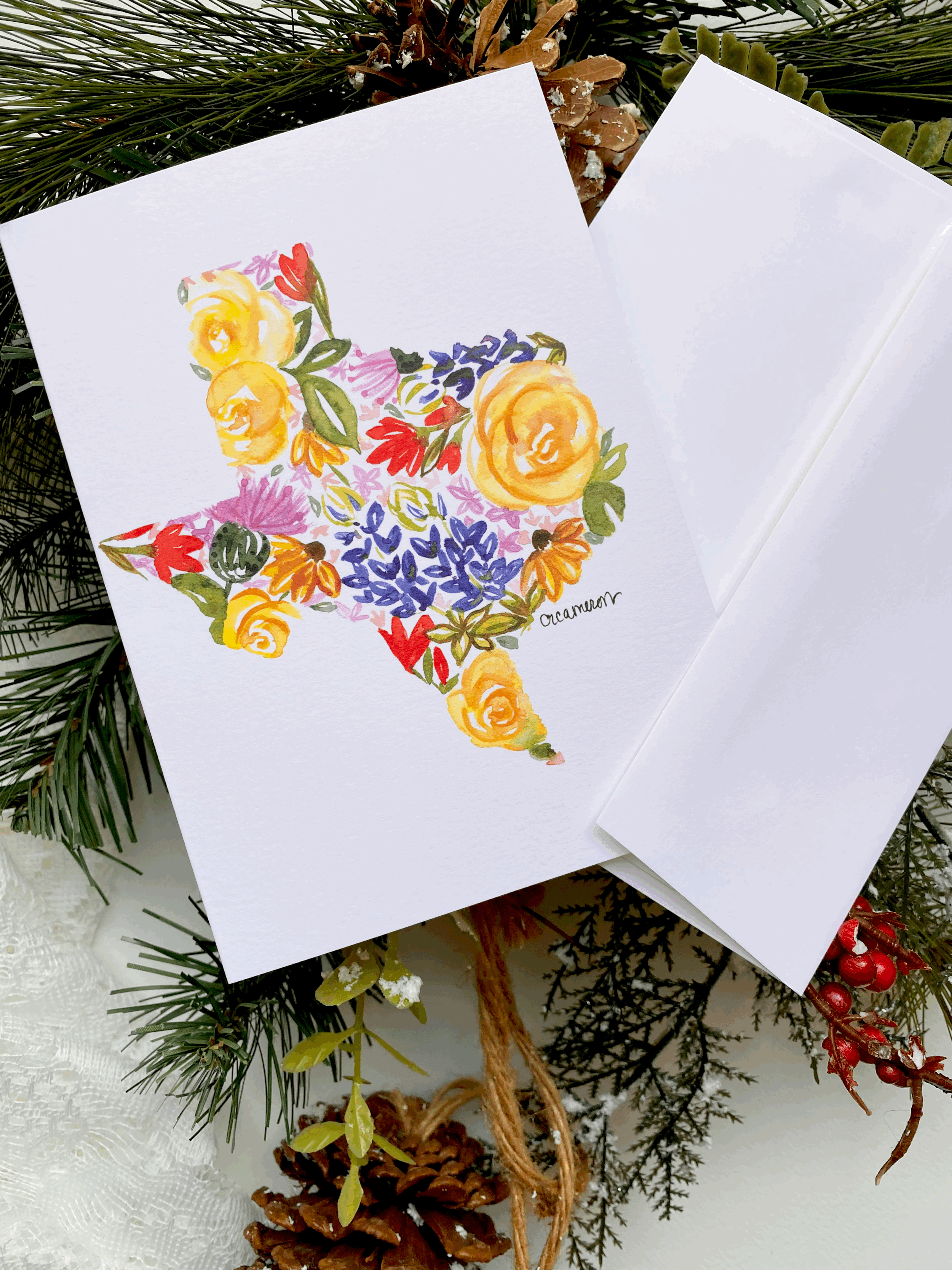 Texas Wildflower Stationary