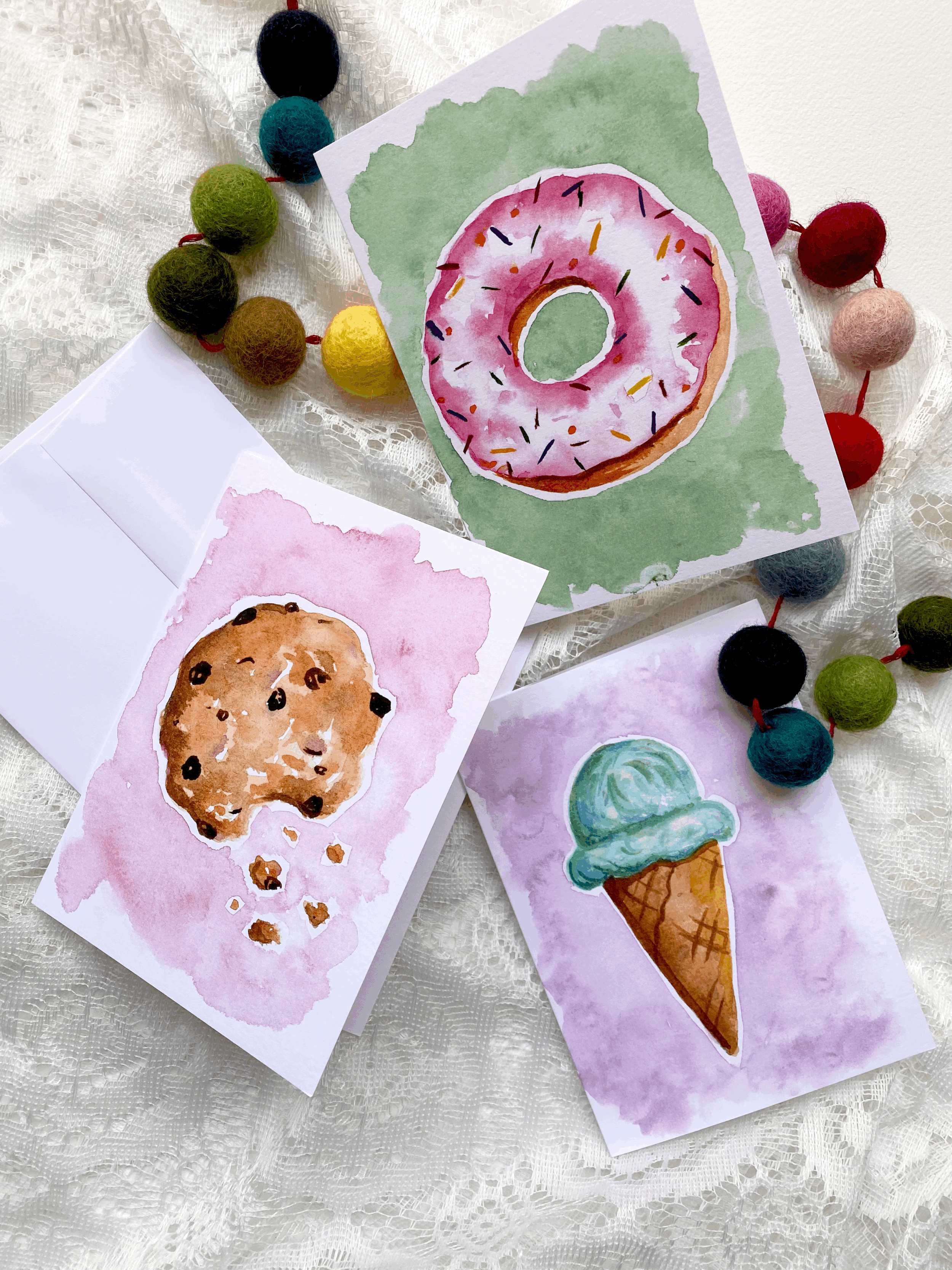 Sweet Treats Notecards Set