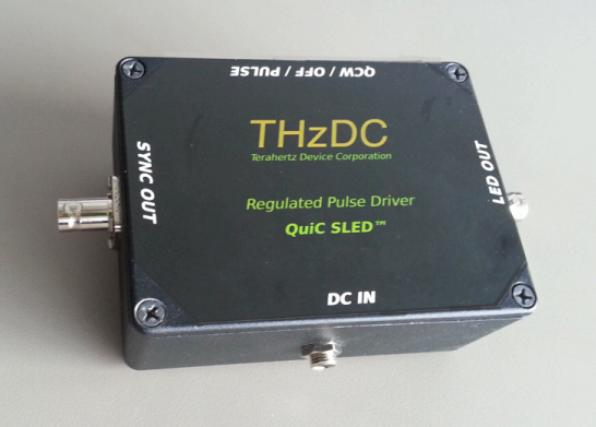 Terahertz Device Corporation's regulated pulse driver for the mid-infrared QuiC SLED