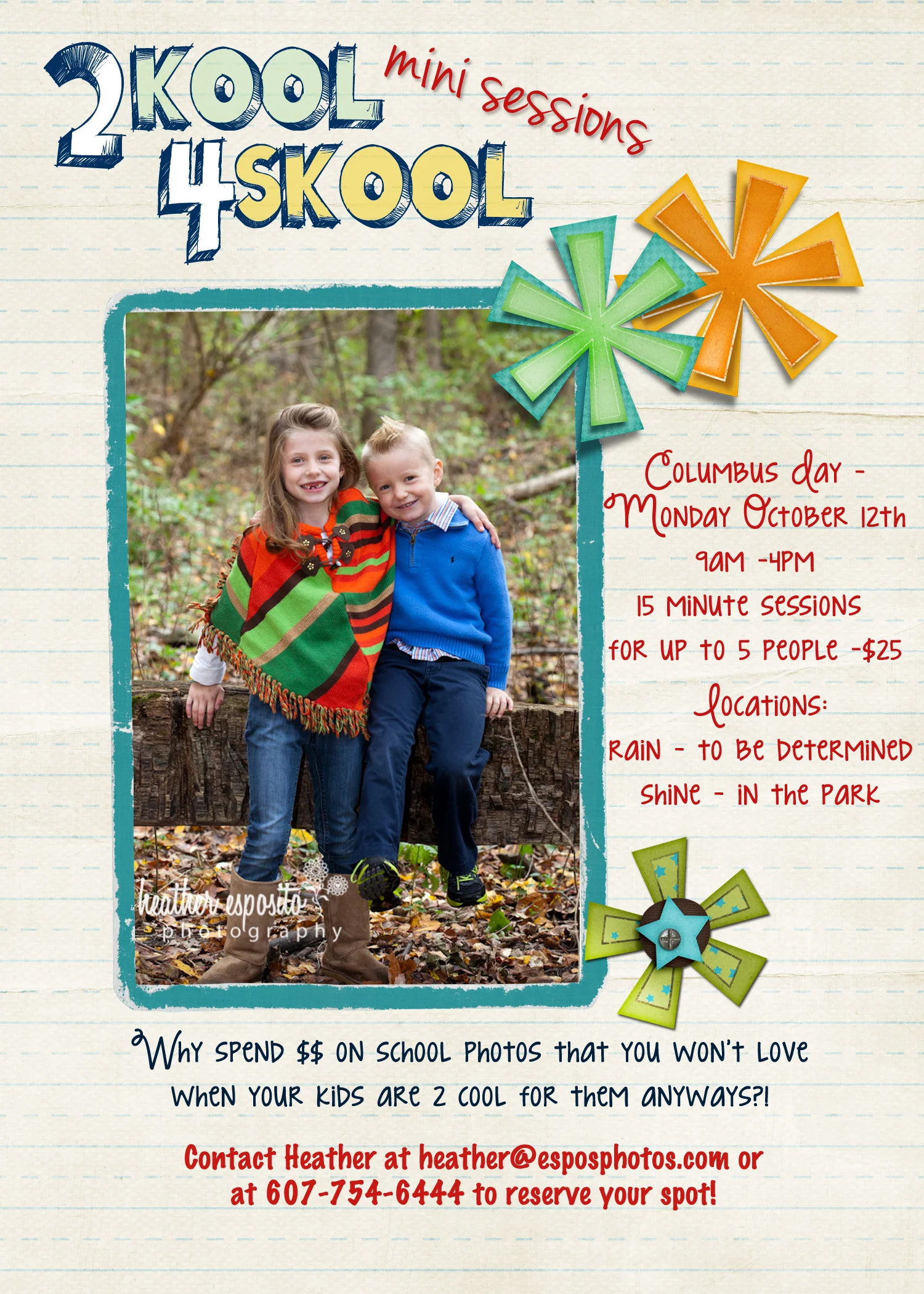 
2 Kool 4 Skool Mini Sessions | Binghamton Fall Mini Sessions  