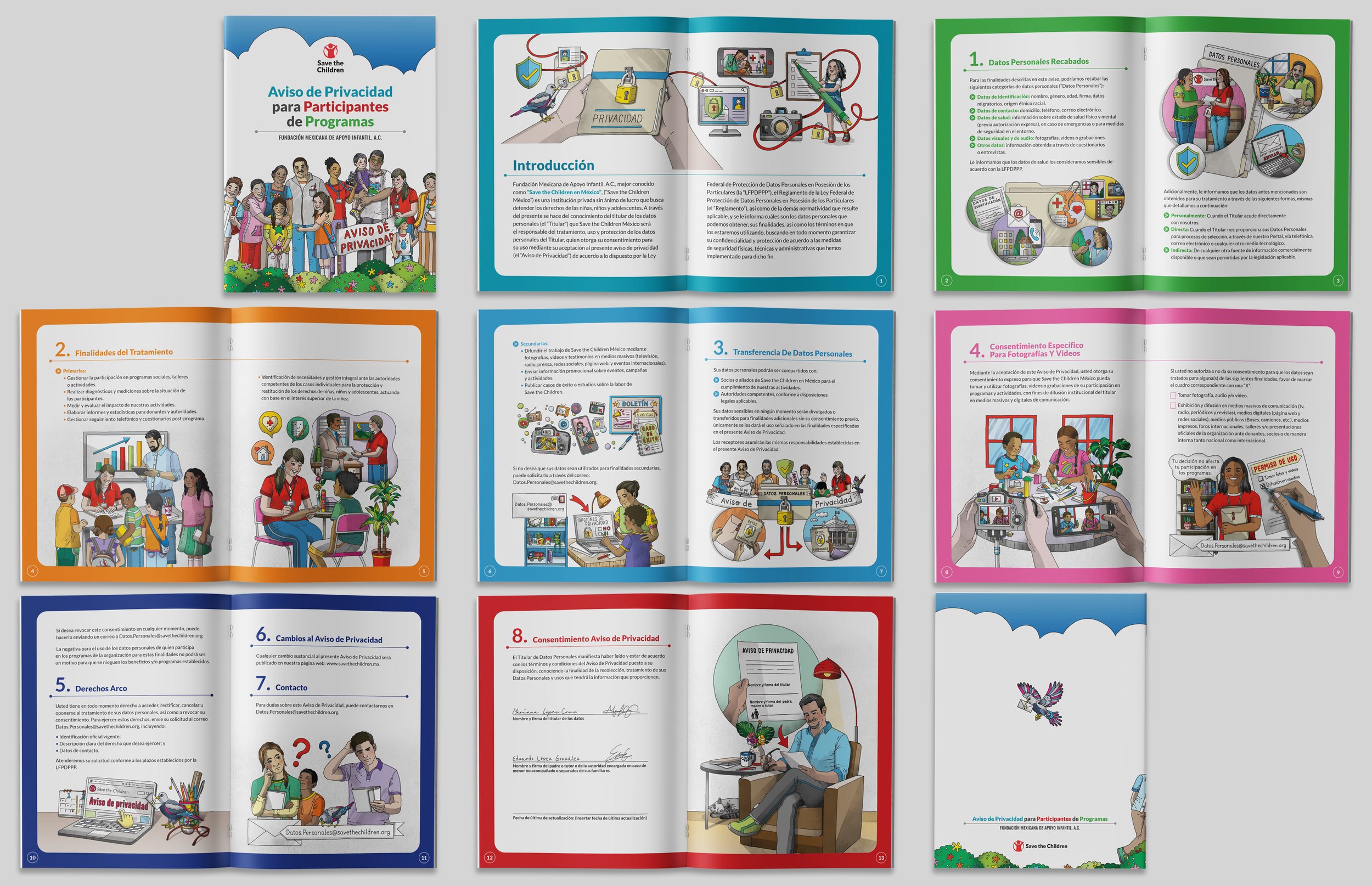 Save the Children Mexico Privacy Notice Brochure