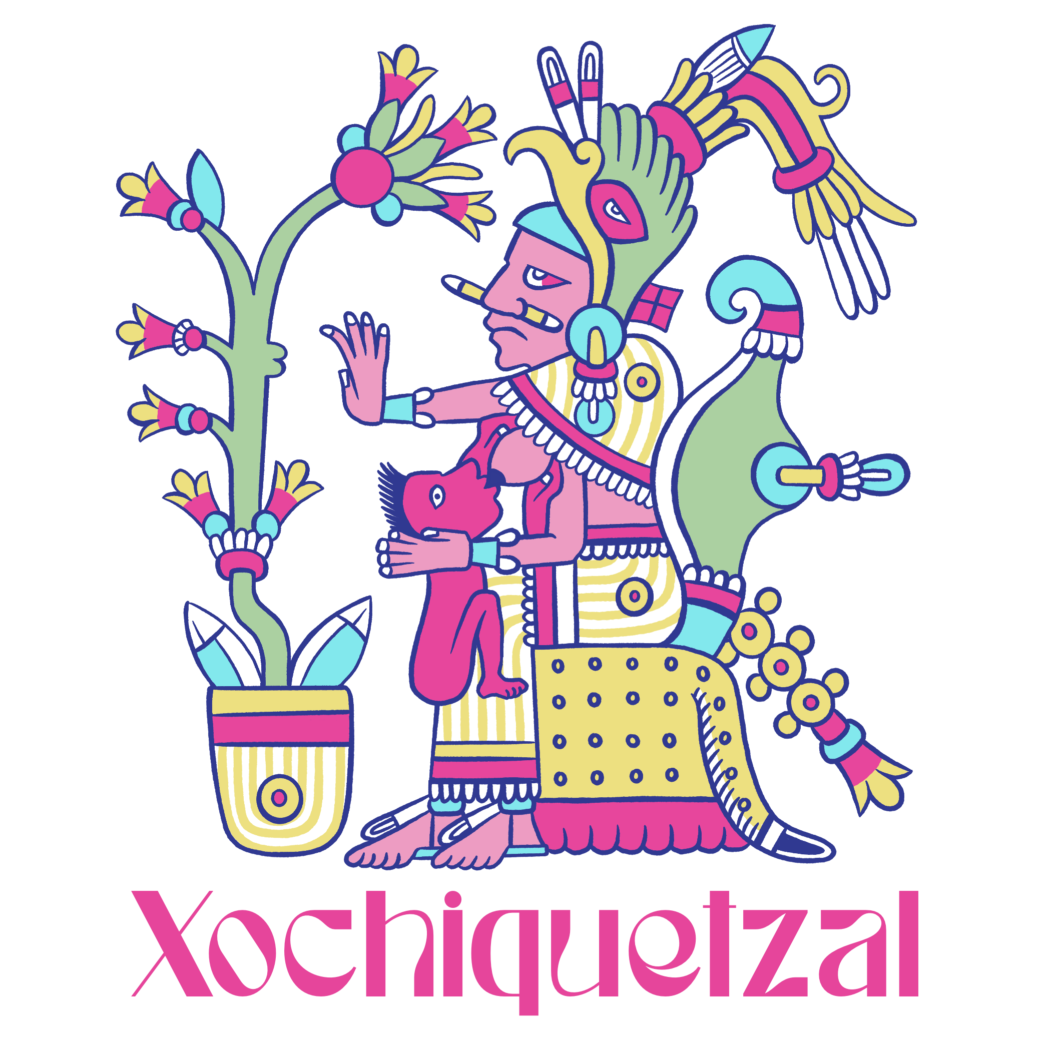 Xochiquetzal_neonpastel.png