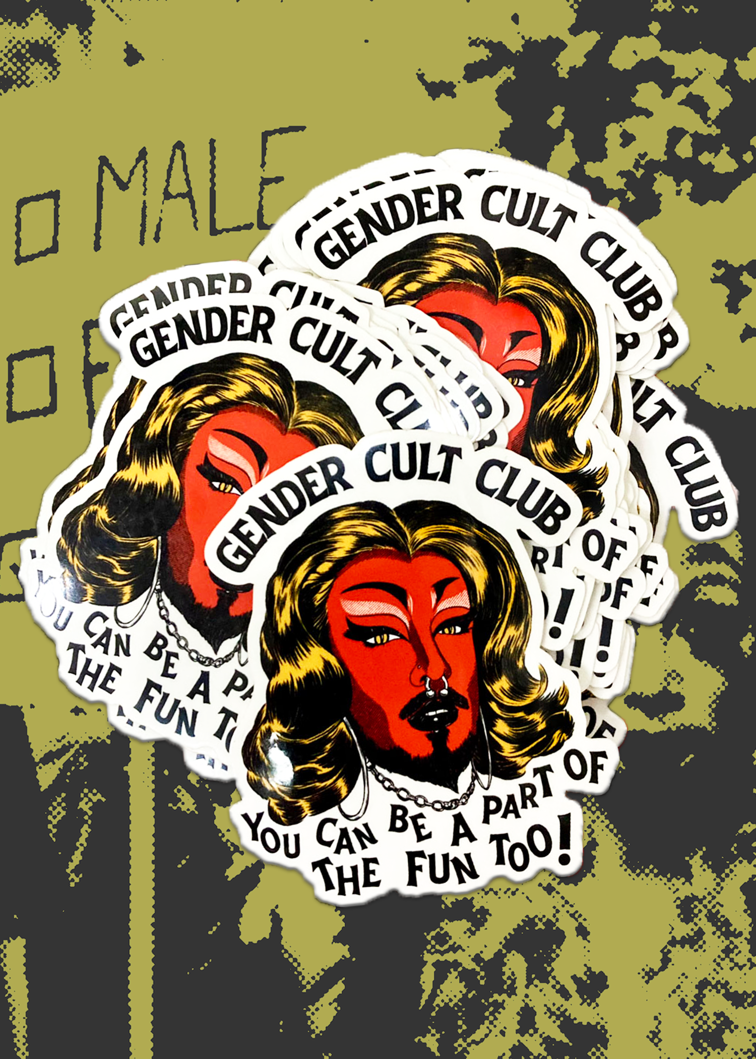 Gender Cult Club Sticker