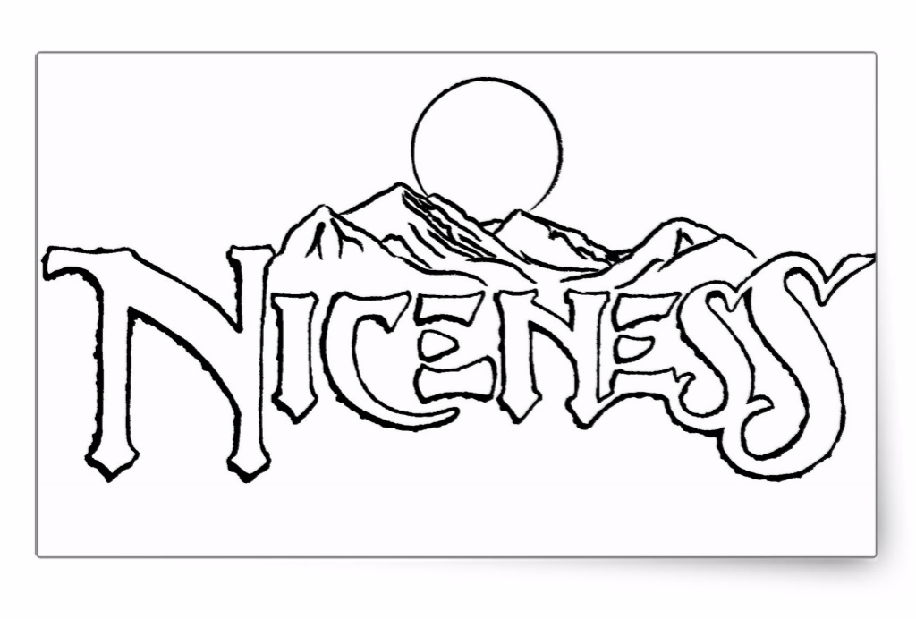 Niceness Sticker - 4.5x2.7
