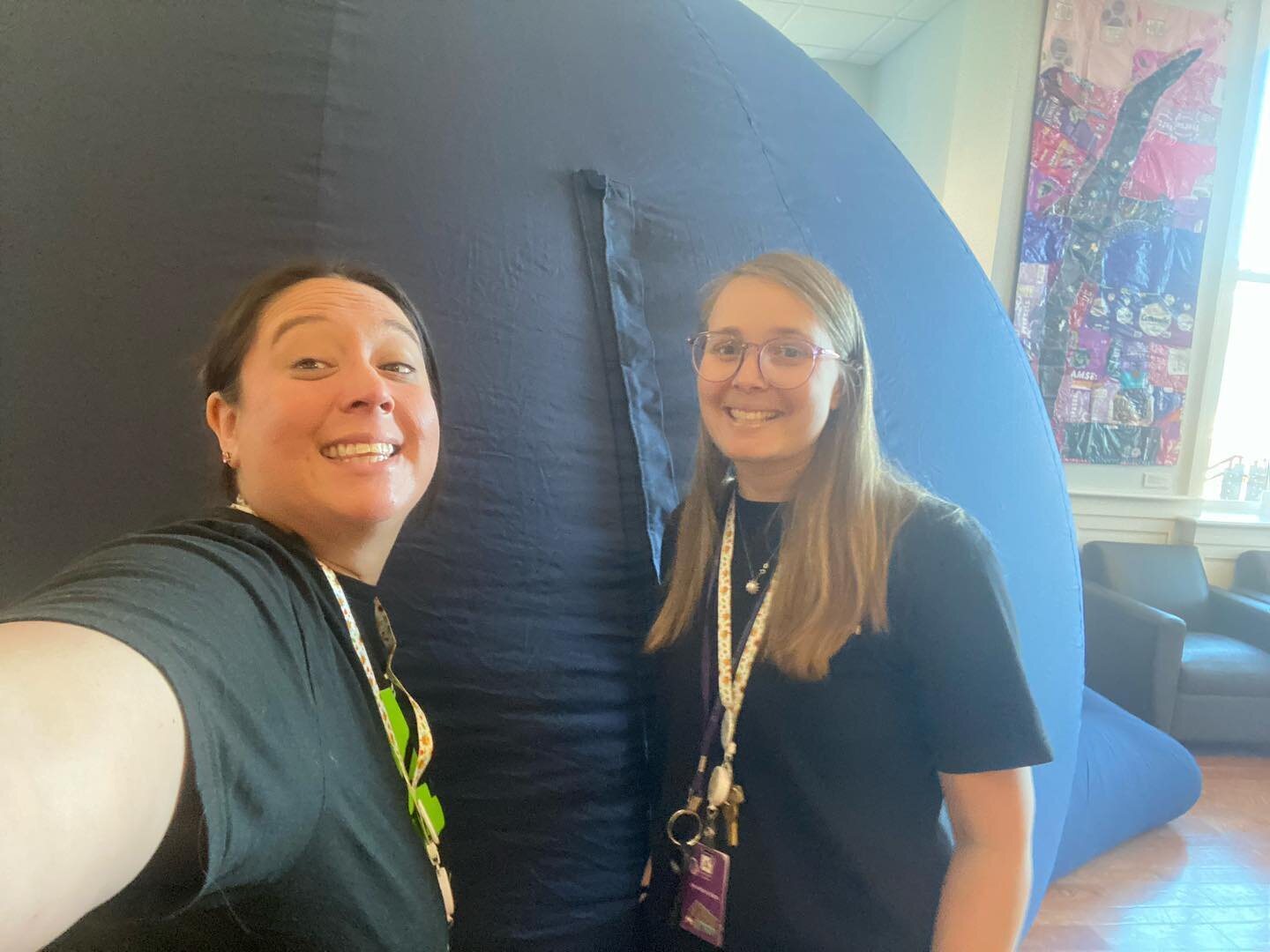 Don&rsquo;t miss out on the portable planetarium today at the Lynchburg Maker Faire, taking place at Randolph College from 11am-4pm!!