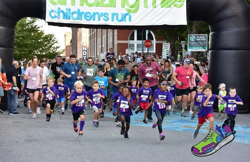 Ready, set, RUN! 🏃&zwj;♂️

Whether you&rsquo;re conquering the quarter-mile, half-mile, or one-mile, there&rsquo;s a perfect distance for your little ones! Join us for the 24th Annual Amazing Mile Children&rsquo;s Run and FREE Family Festival on Fri