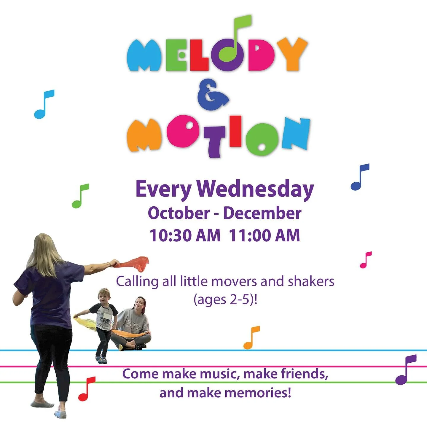 Have you heard the news?? Melody &amp; Motion is back!! Join us tomorrow from 10:30AM to 11:00AM and become a firefighter! Put on your fire helmets and drive your truck to the music! 🚒

Purchase admission ahead of time for a discount by visiting htt