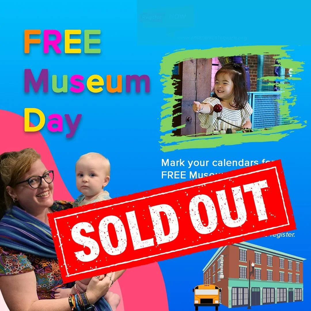 Free Museum Day is sold out! Please note that all visitors and members must have pre-registered to explore the museum on Saturday, November 8th. 

Explore the museum on another day and receive a discount by purchasing admission online! Just visit  ht