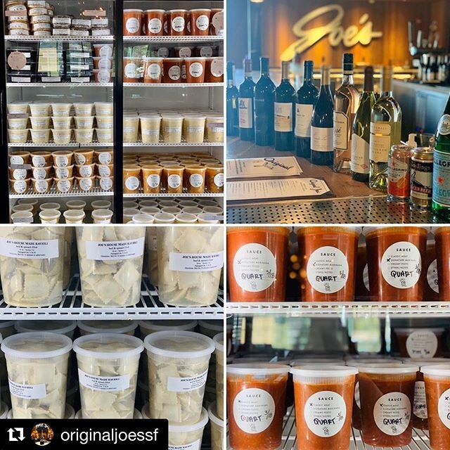 Our good friends at Original Joe&rsquo;s are offering mouth watering favorites to go at their Westlake location!
.
Call in your to-go order 650-755-7400 and grab some pasta, sauce, soups or dessert to eat tonight or freeze for later! .
#repost @origi