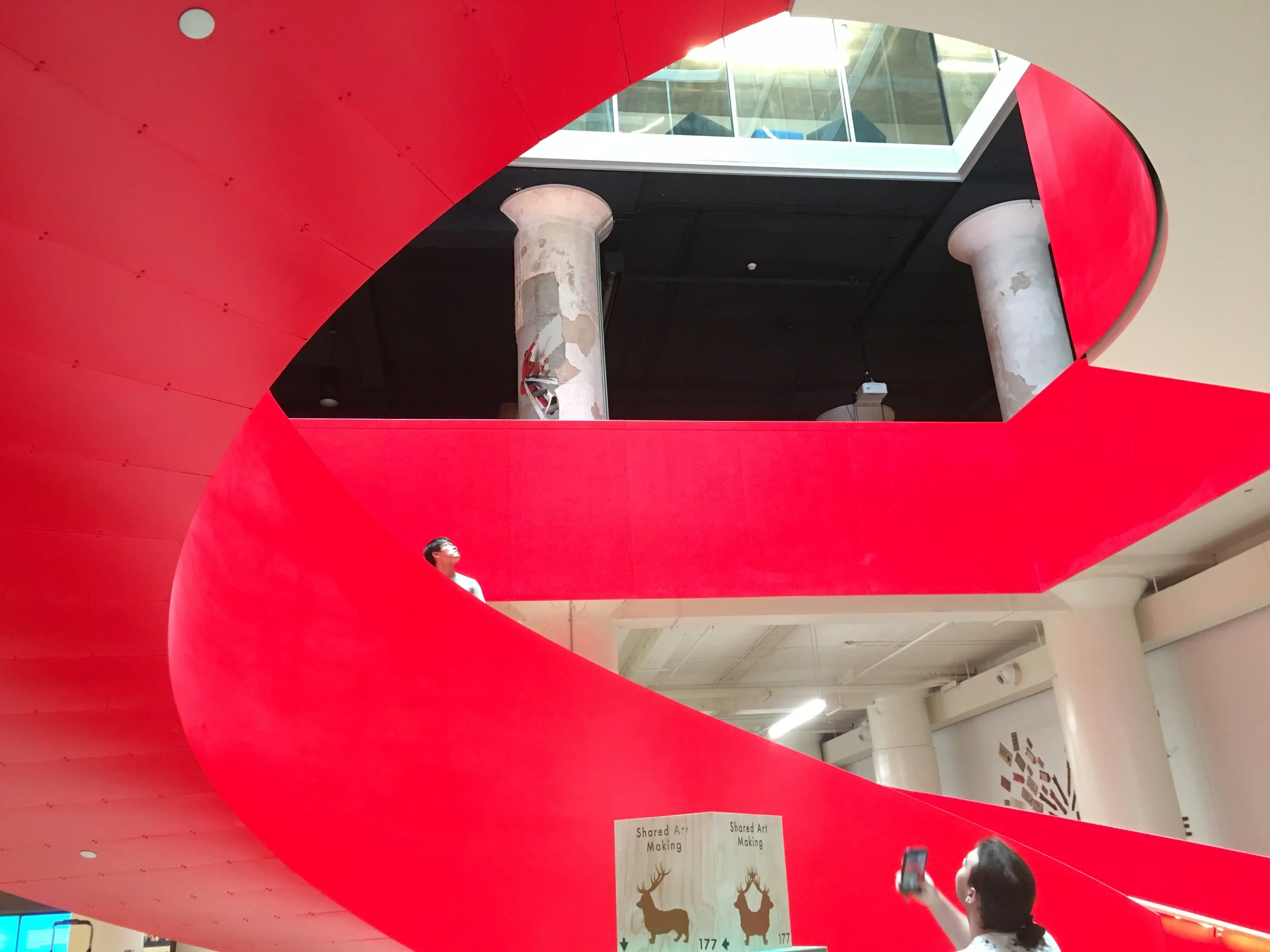  Installation view of Melanie Manos  in which F assesses her options  