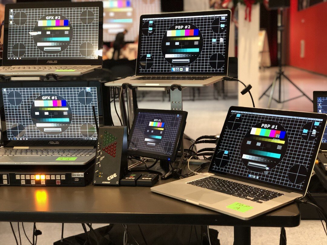 Nice &amp; tidy, clean &amp; organized video control, ready to go.
I want to be your go-to AV service provider. We focus on the minute details to ensure that your event is a success. Message anytime! #corporateevents #bostonevents #eventtech #eventpr