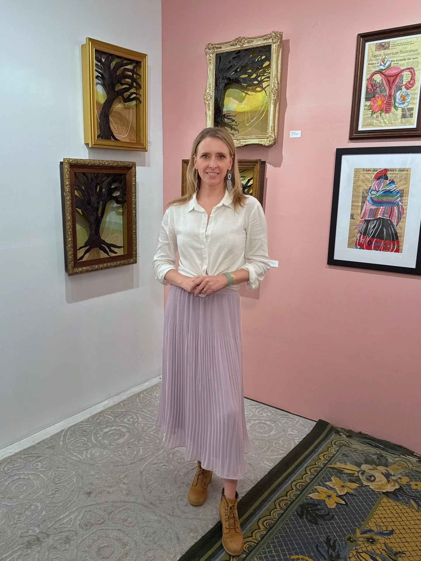 So much fun celebrating the opening of the (re)Claim Her Power Art Show last night at @floor13nola. I am so proud to be featured among such fantastic lady artists at one of my favorite places in the city. These beauties will be up through April 12.