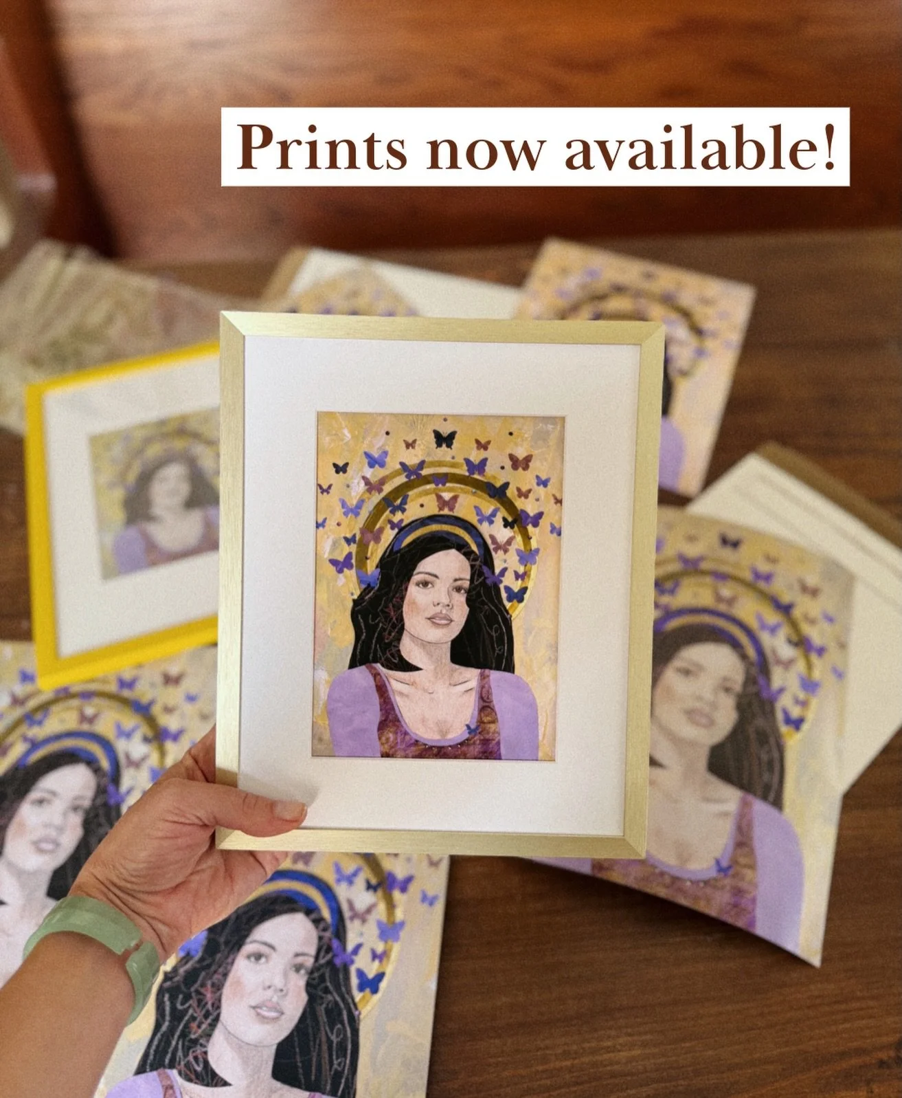 Drumroll please&hellip;prints are now available of my Mardi Gras Ladies: Camille, Vera, and Nancy. 

After testing different vendors, papers and framing options, I decided to partner with @arteloprint to fulfill print orders. Rather than printing and