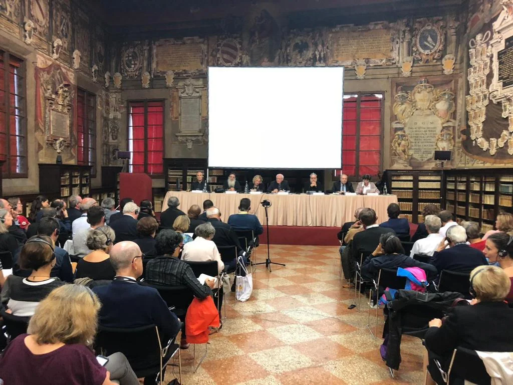 At the International Meeting of the Sant Egidio Community "Bridges of Peace" - Italy