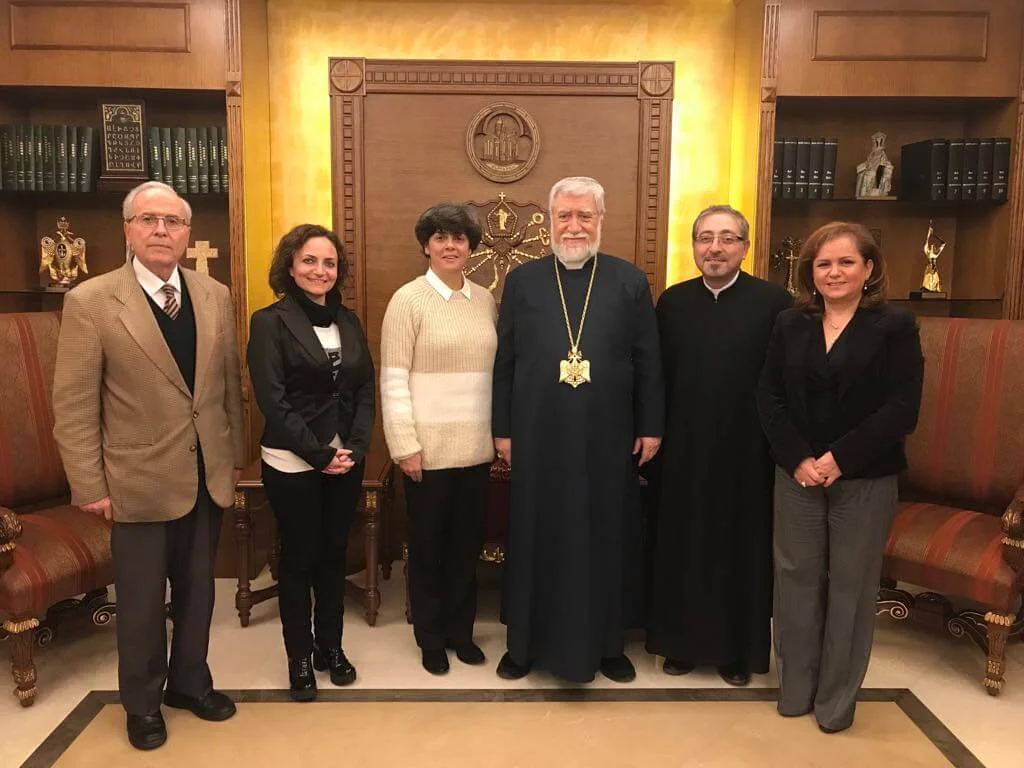 MECC Delegation visiting His Holiness Aram I
