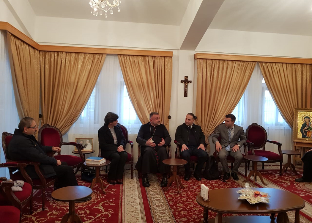 MECC visits the Orthodox Archbishop, the Maronite Bishop, and the Theological Institute in Cyprus