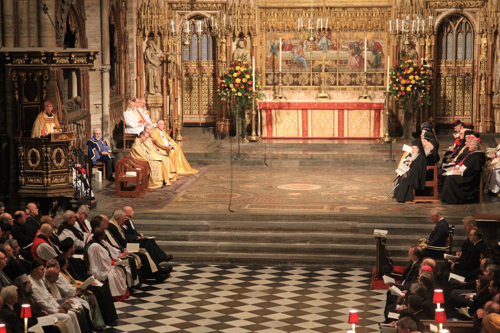 Historic service at Westminster Abbey, attended by HRH The Prince of Wales, to celebrate the contribution of Christians in the Middle East