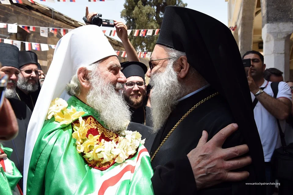 بطريرك صربيا في زيارة رسمية سلامية إلى سورية