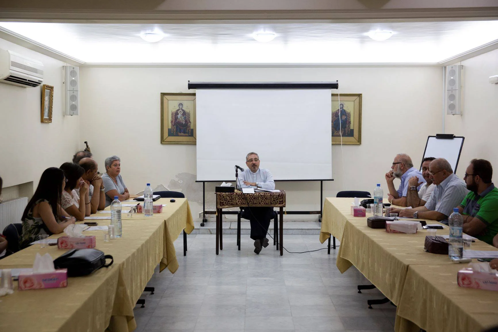 A Spiritual Meeting for the MECC team in Syria