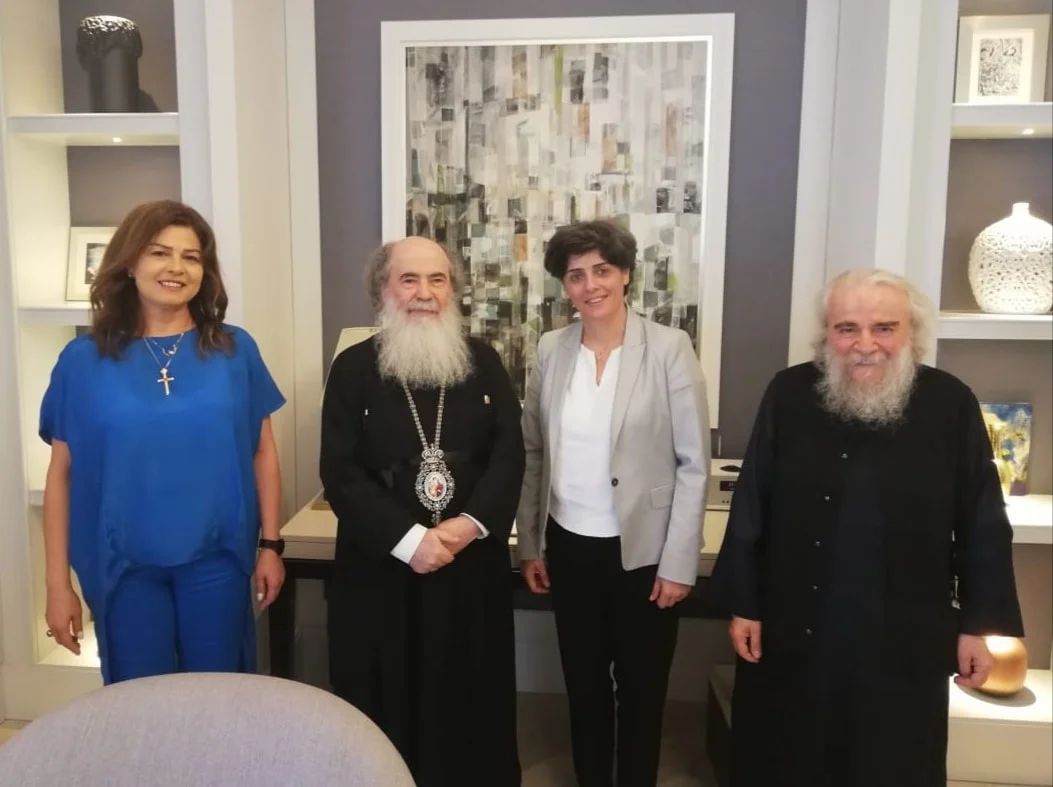 His Beatitude Patriarch Theophilos III met the MECC Secretary General­