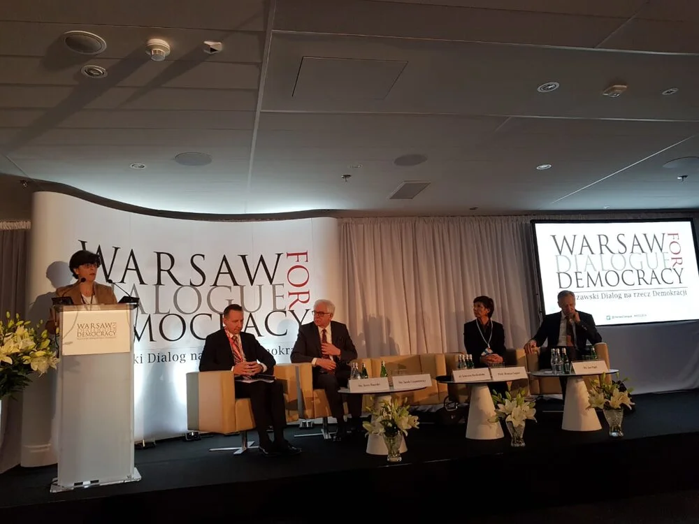 MECC SG in Warsaw Dialogue for Democracy: