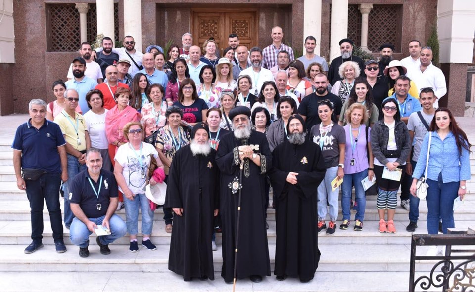 قداسة البابا تواضروس الثاني يستقبل رحلة من الكنيسة المارونية بالمقر البابوي