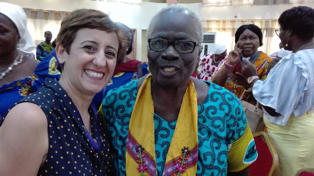 With Mercy Ambassadors Oduyoye, Mother of African Women's Theology