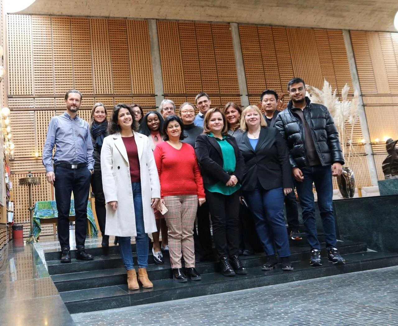 The MECC Communication and Public Relations Department on a learning journey  to the World Council of Churches in Geneva