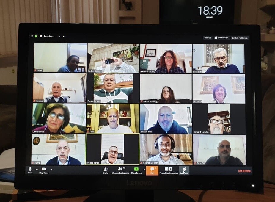 Many greetings from the Executive Directors, the Central Committee and the team from the Central Office of DSPR, here at a zoom meeting