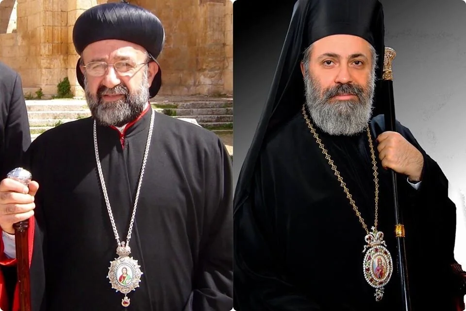 Letter from His Beatitude Patriarch John X and His Holiness Patriarch Ignatius Aphrem II in commemoration of the kidnapping of Aleppo Bishops, Youhanna Ibrahim and Paul Yazigi 