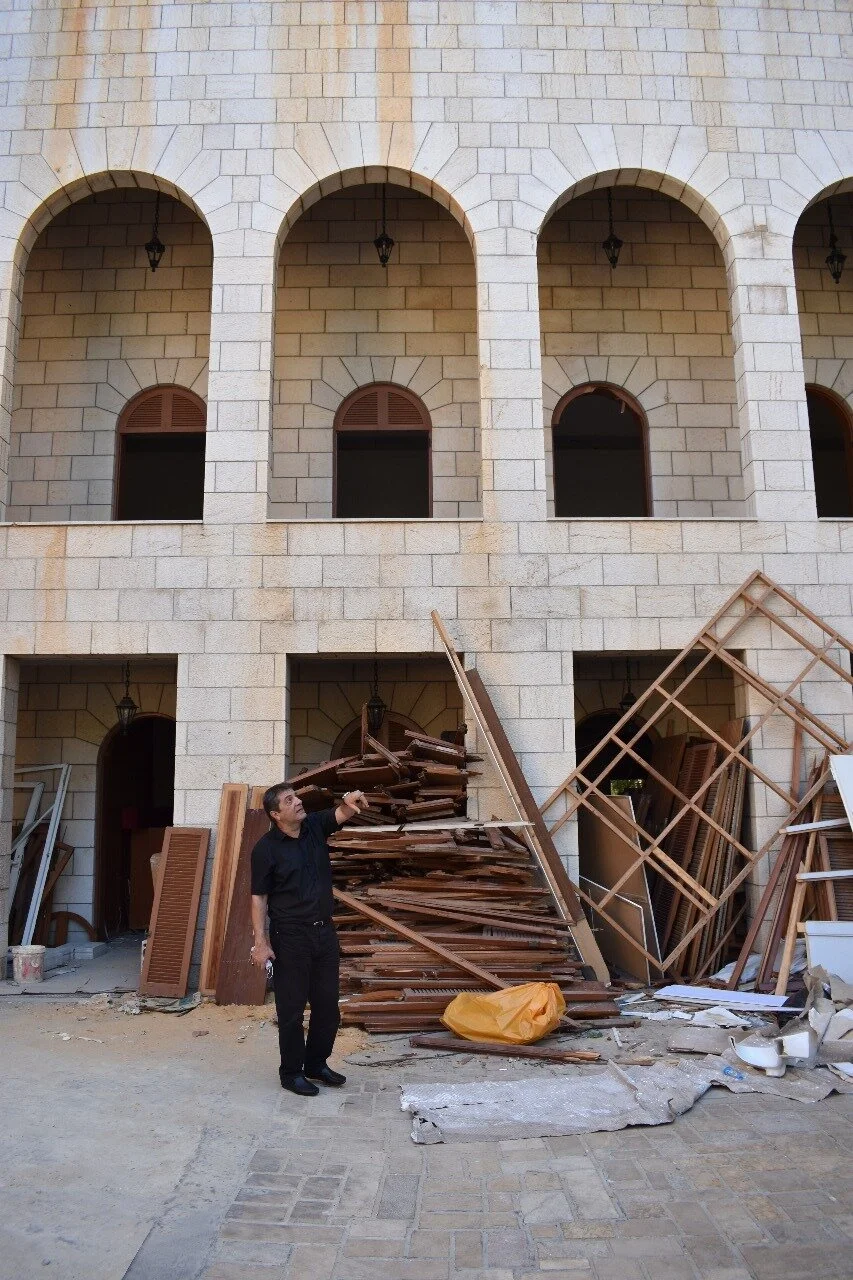   From Maronite Archdiocese in destroyed Beirut        Father Gabriel Tabet: We are working on sowing hope and trust, because God will never leave us!