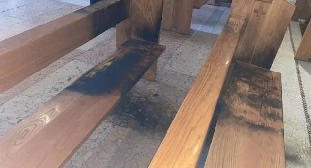 مجلس رؤساء الكنائس يطالب التحقيق في واقعة اضرام حريق داخل كنيسة الجسمانية